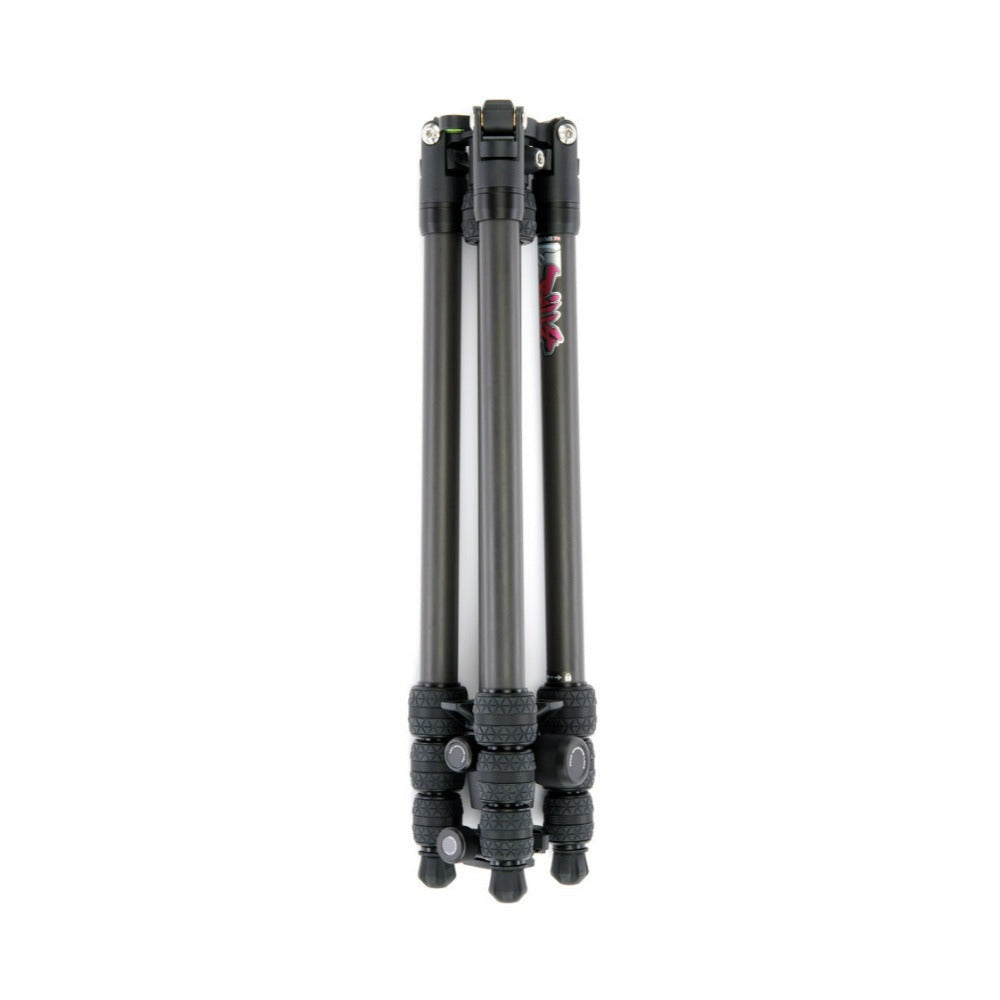 3 Legged Thing Punks Billy 2.0 Carbon Fiber Travel-Friendly Tripod Kit (Black)