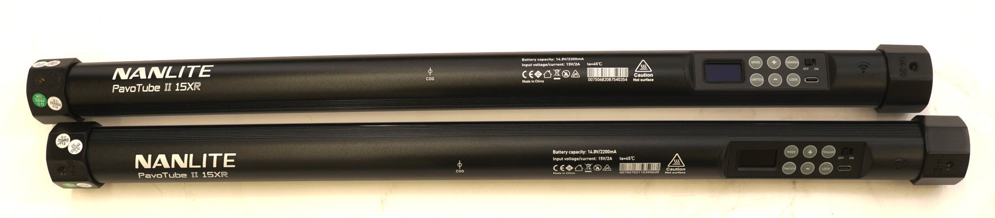 Nanlite PavoTube II 15XR 2FT CRMX Pixel Tubes with Internal Battery 2-Light Kit (Used)