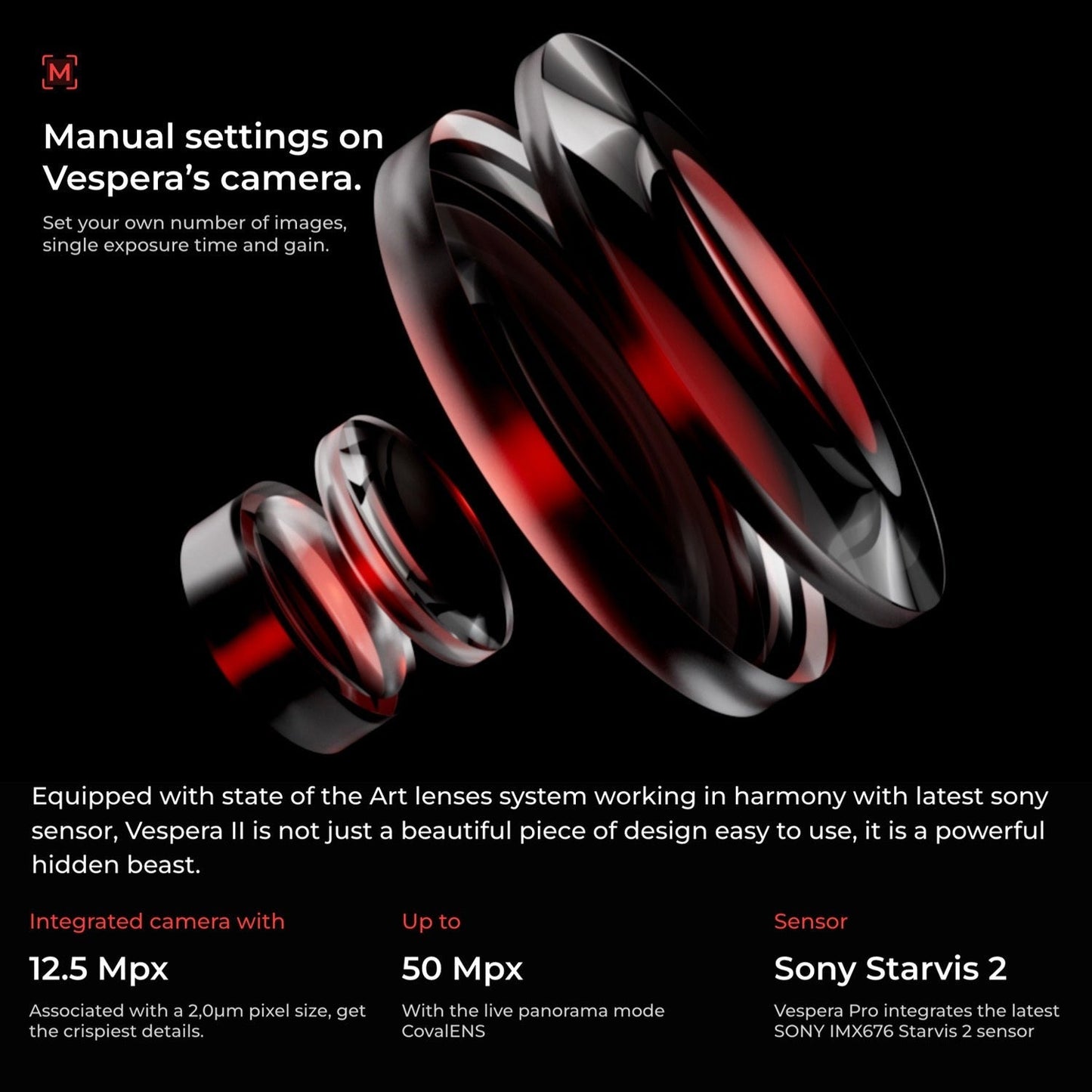 Vaonis Vespera Pro Observation Station Telescope with CovalENS Technology