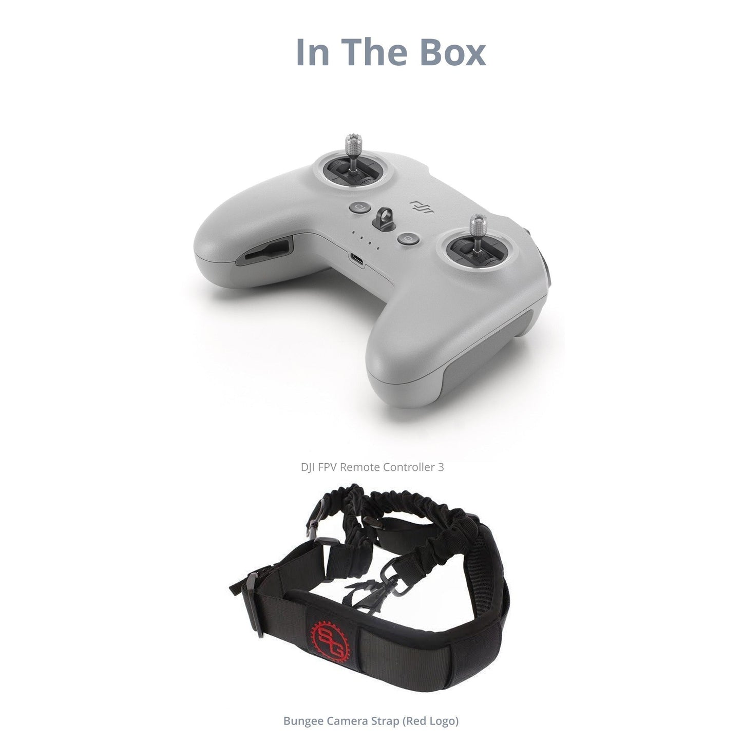 DJI FPV Remote Controller 3 with Bungee Strap Bundle
