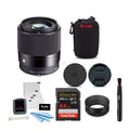 Sigma 30mm f/1.4 DC DN Contemporary Prime Lens for Sony E-Mount 64GB Bundle