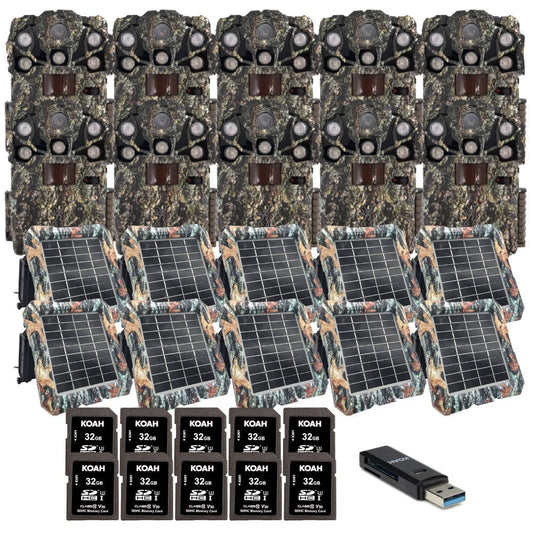 Browning Trail Cameras Recon Force Elite HP5 Ultra (Non-Cellular) 10-Pack Bundle