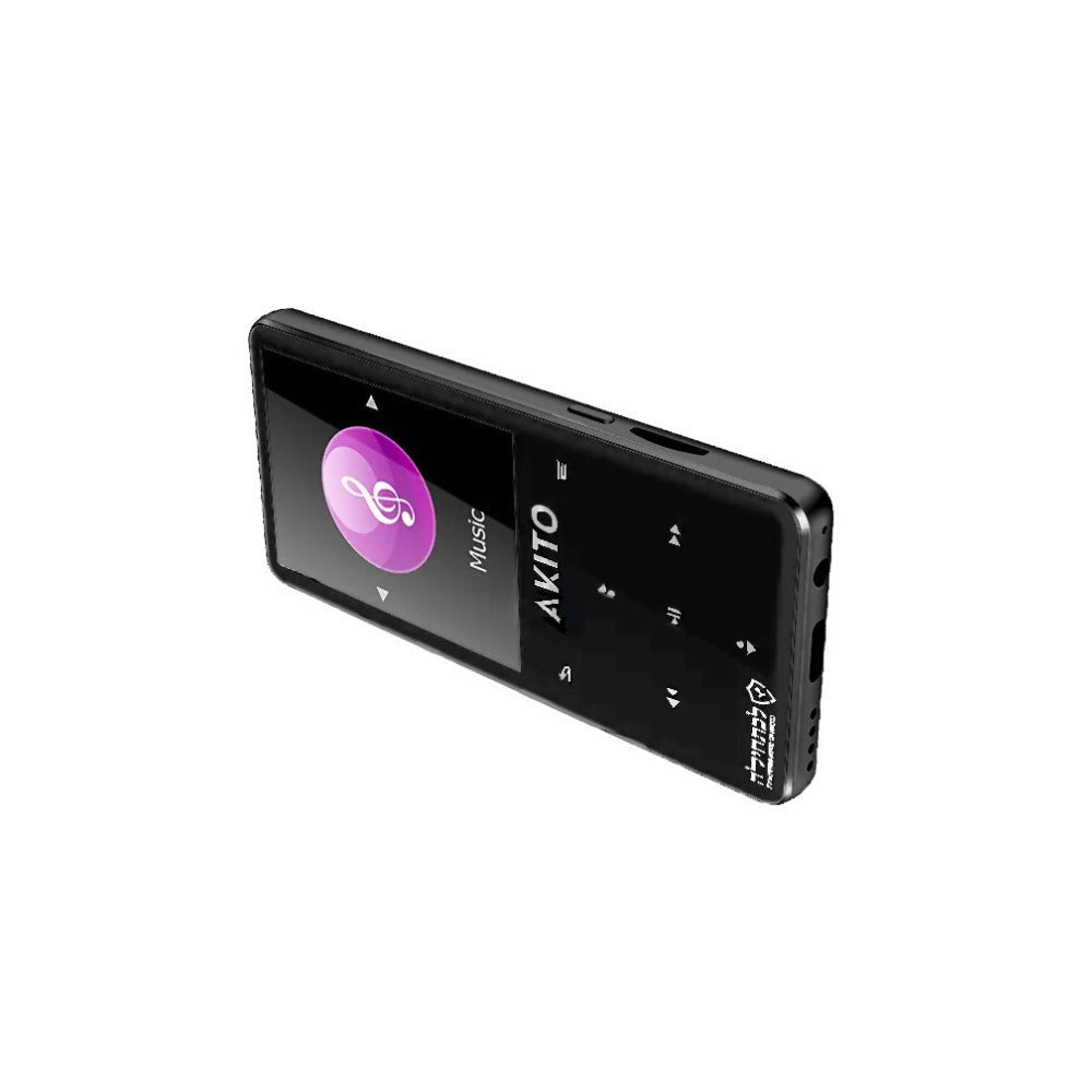 AKITO S8 8GB Kosher MP3 Player with Built-in Speaker, and Recorder (Black)