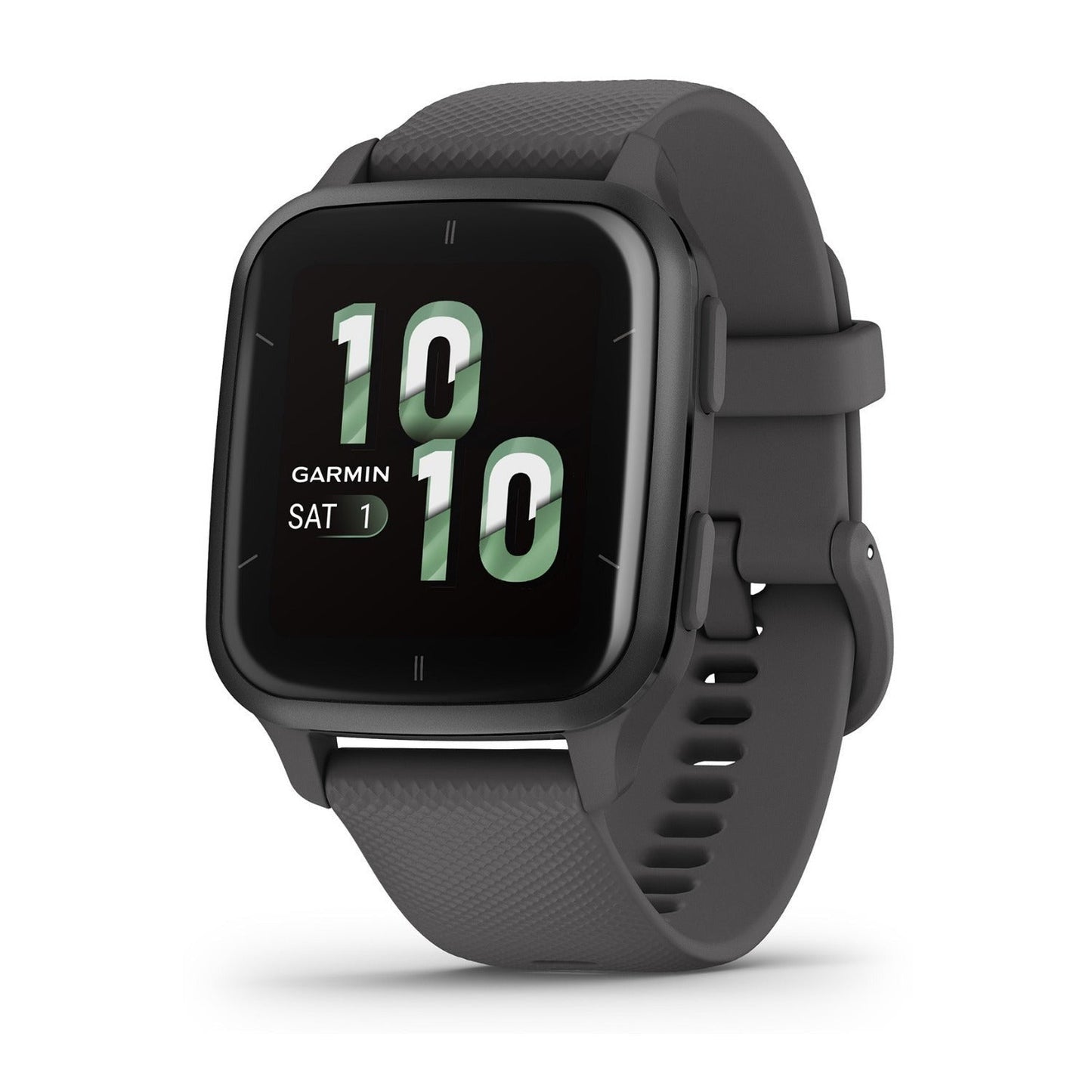 Garmin Venu SQ 2 -Smartwatch (Slate) Bundle with 12-Ounce Stainless Steel Tumbler