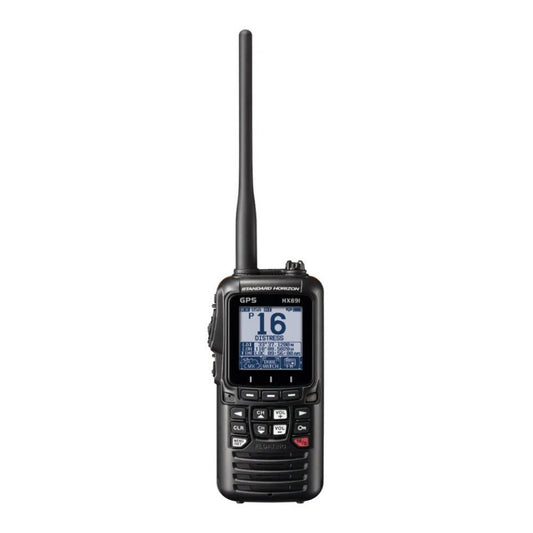 Standard Horizon HX891 Handheld VHF Radio with Built-in GPS (Navy Blue)