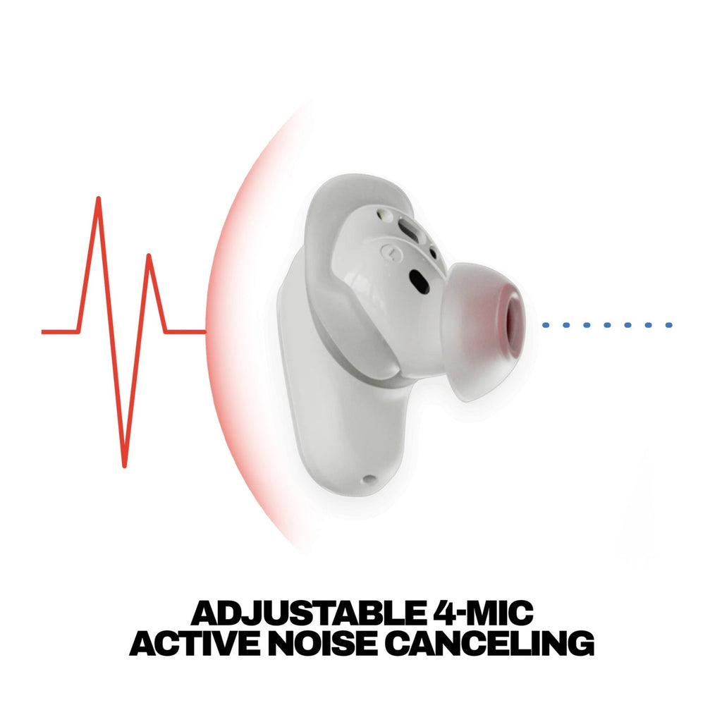 Skullcandy Method 360 ANC True Wireless Noise-Canceling Earbuds (Bone)
