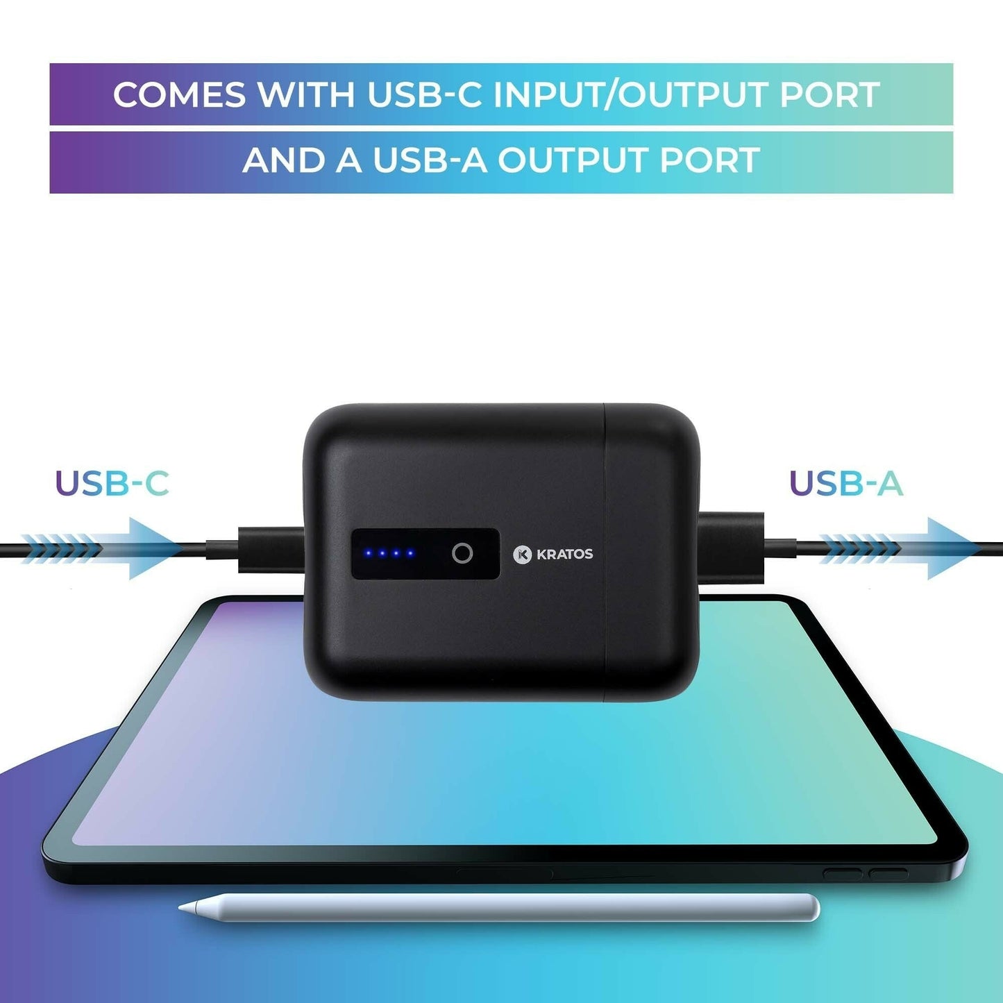 Kratos Power Super Mini 10,000mAh 30W PD3.0 Portable Power Bank
