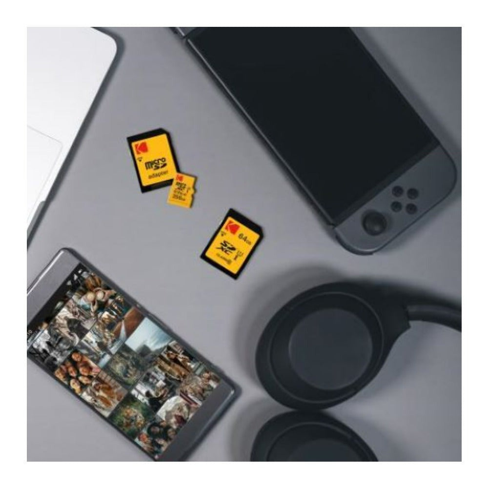 Kodak 128GB Class 10 UHS-1 U3 V30 A1 MicroSD Memory Card