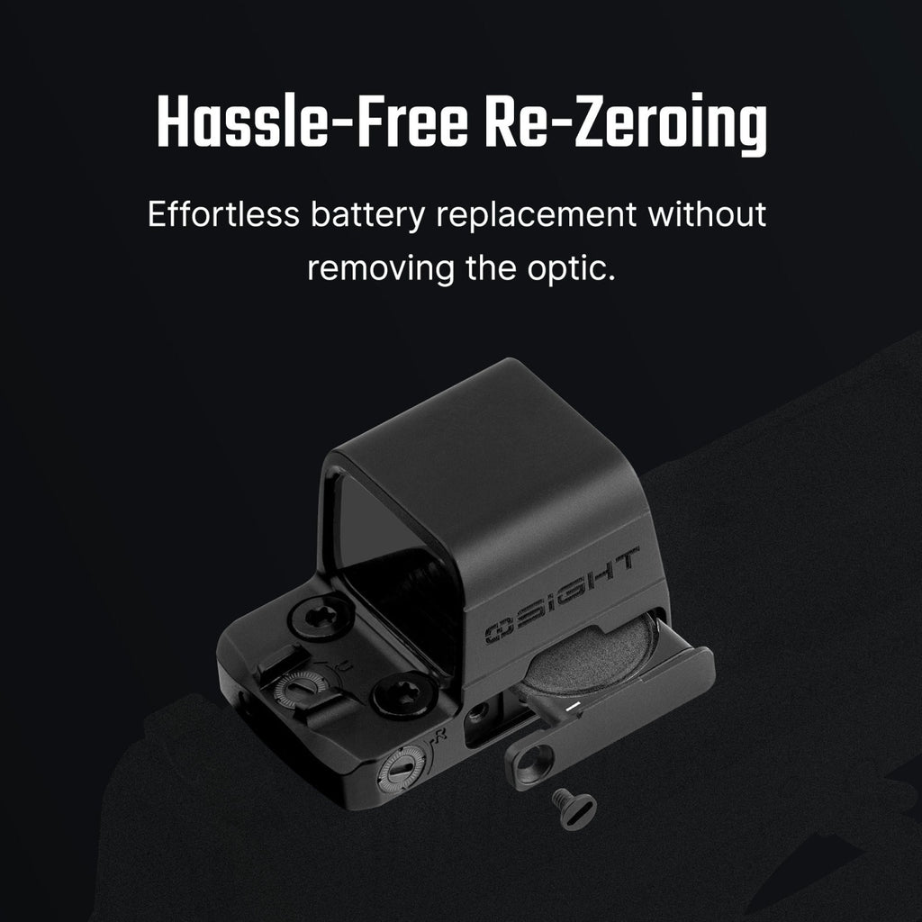 Osight SE 2 MOA Red Dot and 32 MOA Circle Sight with Parallax-free Performance