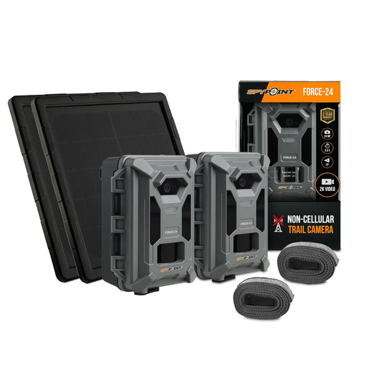Spypoint Force-24MP Non-Cellular Trail Camera with Accessories (Twin Pack)