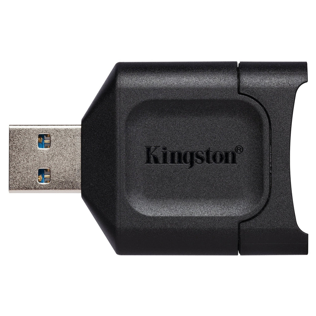 Kingston Canvas React Plus 128GB U3 V90 SDXC UHS-II SD Card and Kingston USB 3.2 SD Card Reader