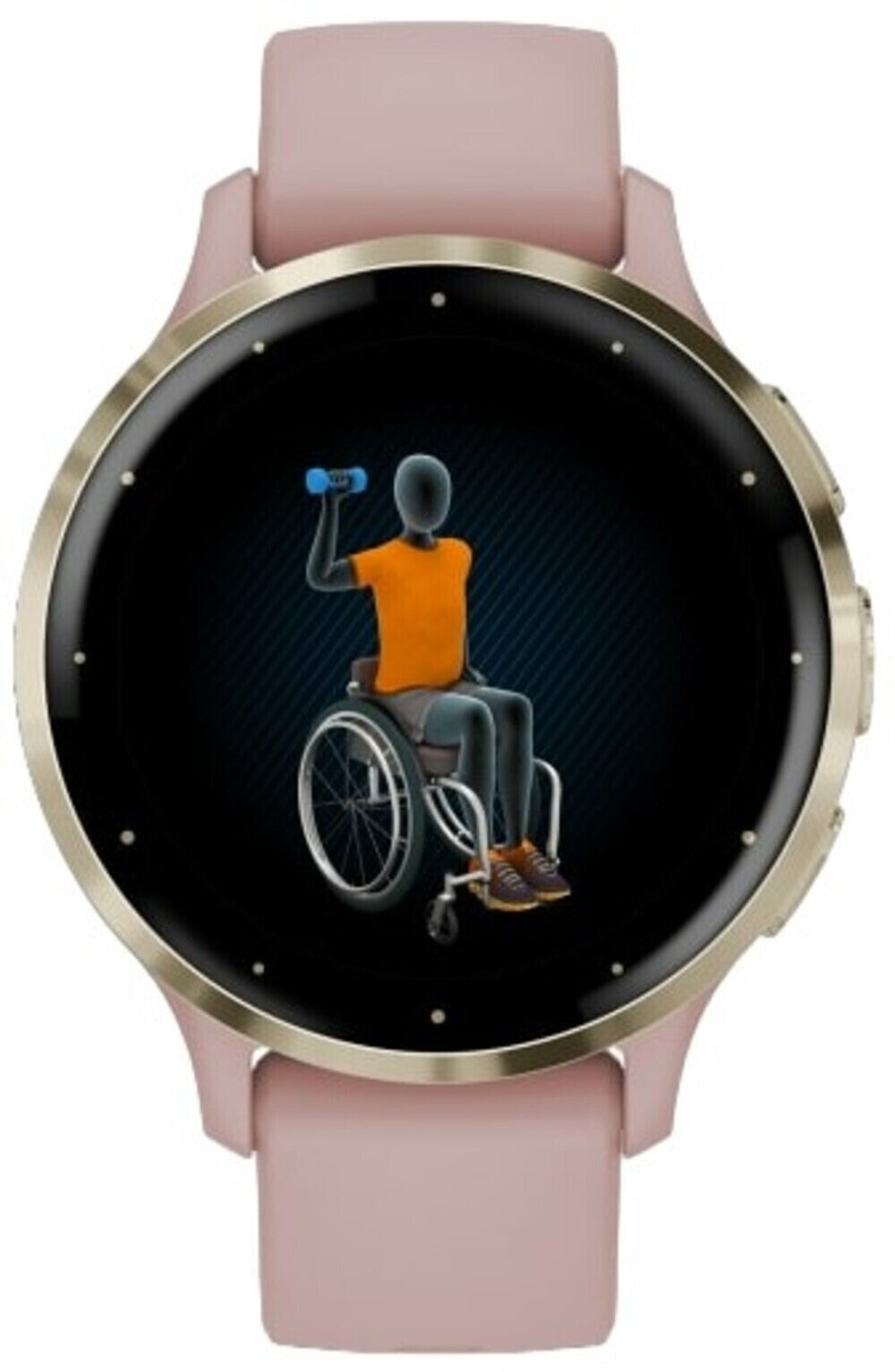 Garmin Venu 3S Smartwatch (Soft Gold/Dust Rose) (Used)