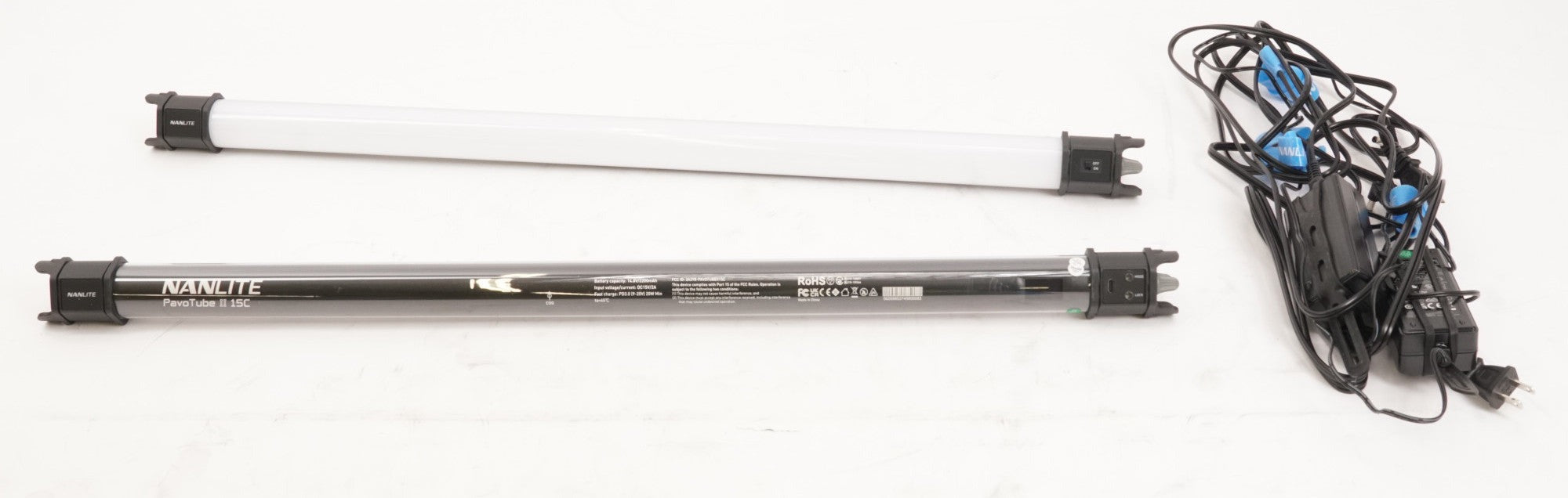 Nanlite PavoTube II 2' 15C RGB LED Tube Light 2-Light Kit with 2700-7500K CCT (Used)