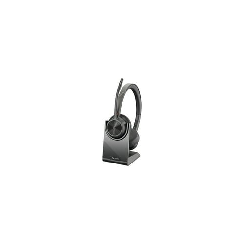 Poly Plantronics Voyager 4320 UC Wireless Headset and Charge Stand Teams