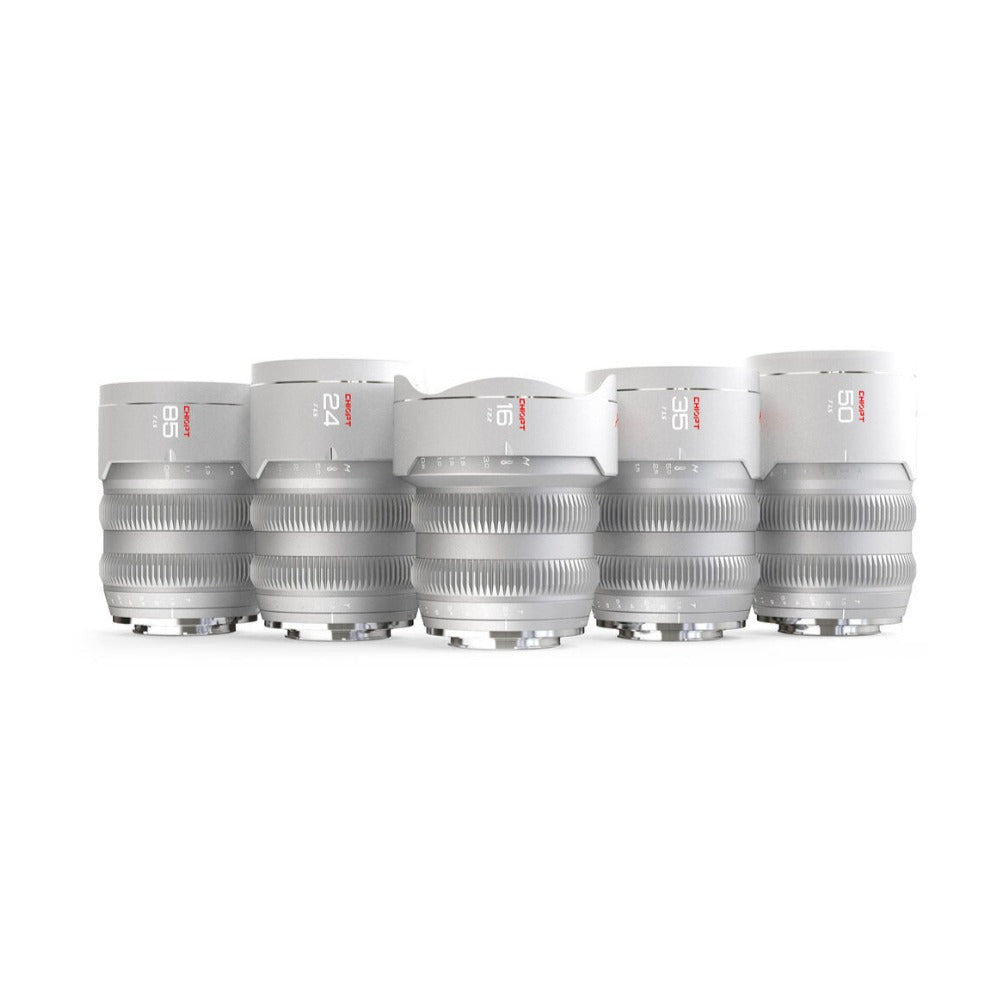 CHIOPT AURA Full-Frame Cinema 5-Lens Kit 16/24/35/50/85mm with Case (Canon RF)