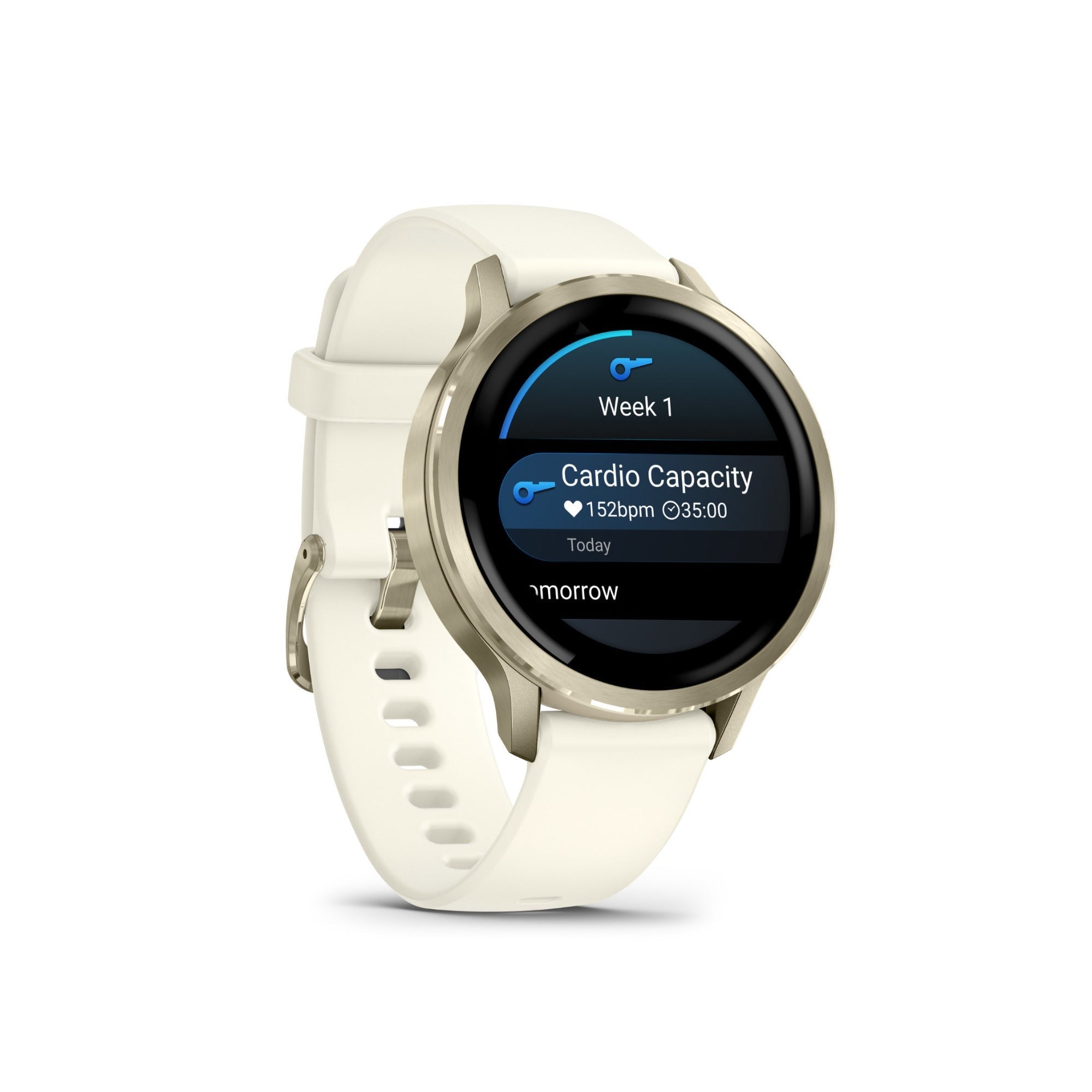 Garmin Venu 4 Smartwatch (Lunar Gold/Bone)