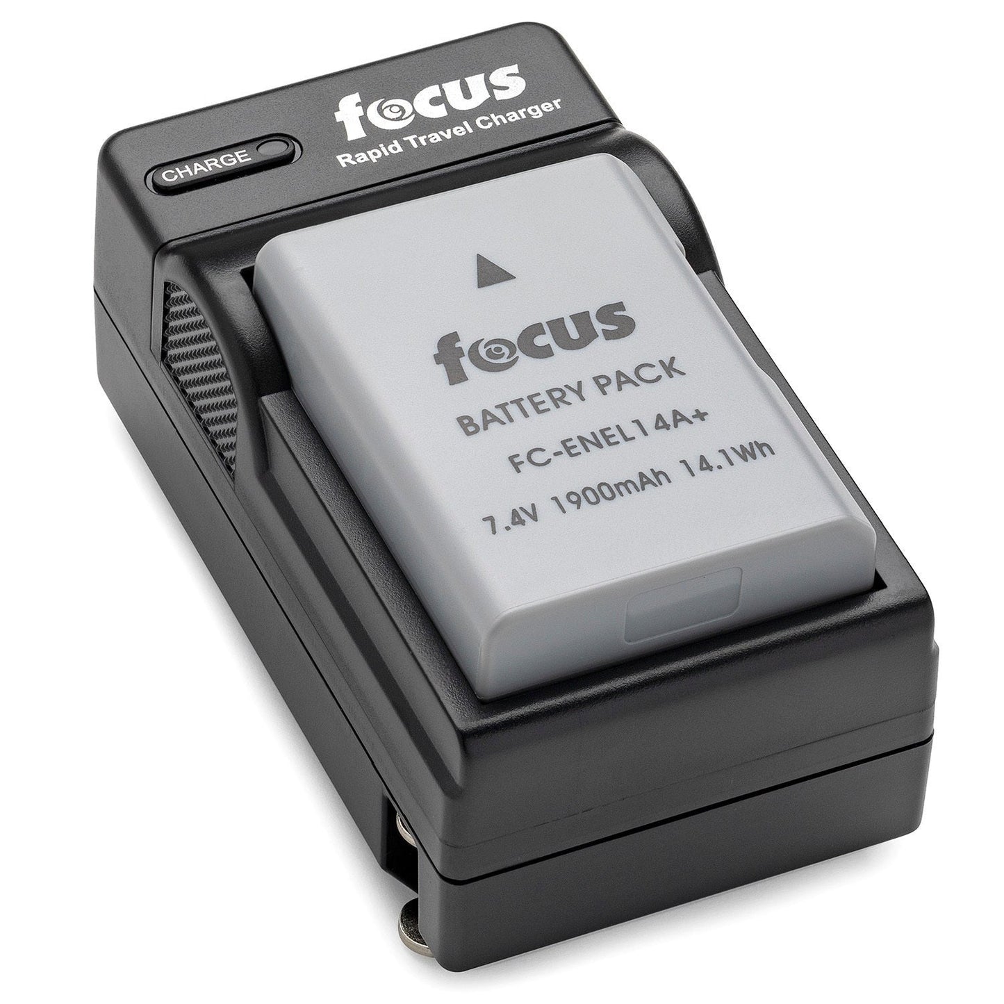 Focus Camera Lithium-Ion Battery and Charger for Nikon EN-EL14A