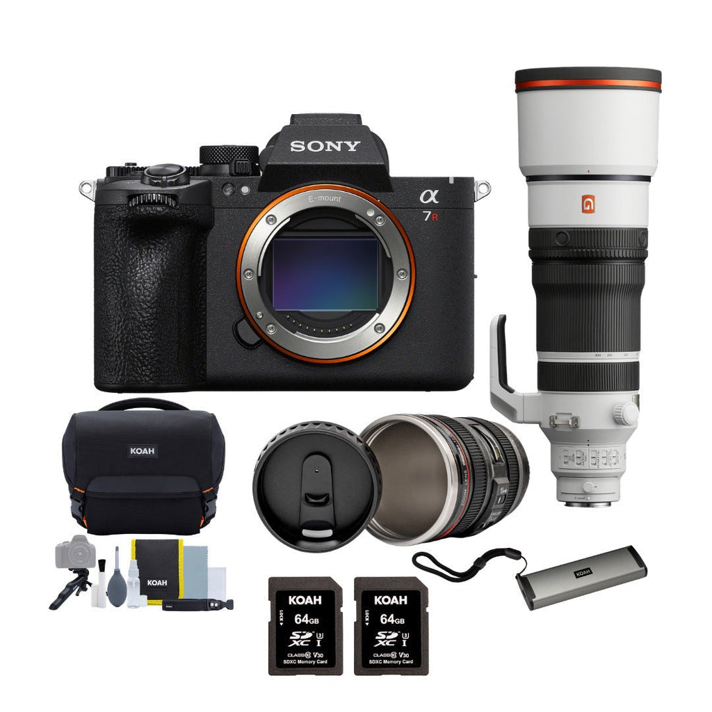 Sony a7R VI Mirrorless Camera with Sony FE 100-400mm f/4.5 GM OSS Lens Bundle
