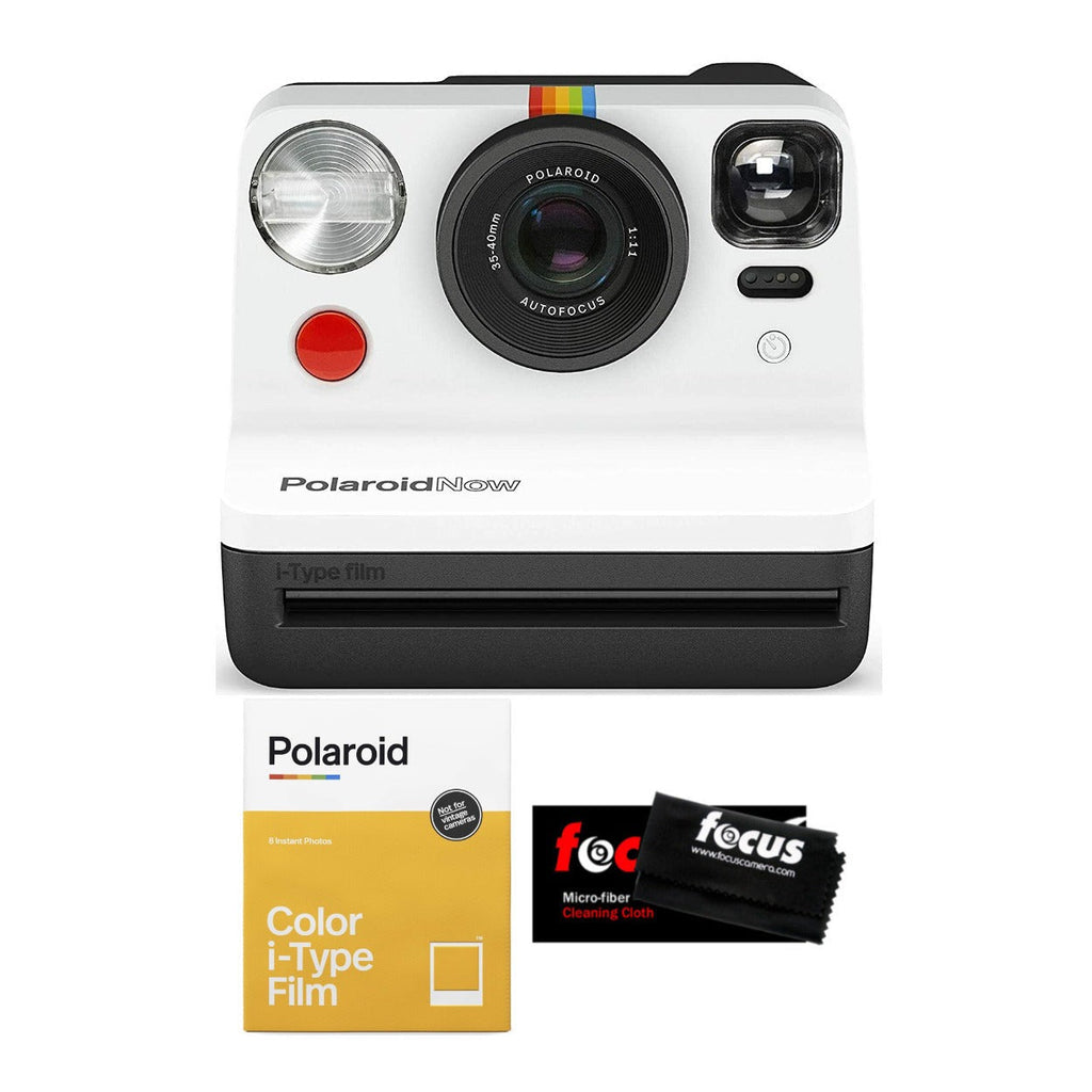 Polaroid Originals Now i-Type Instant Film Camera (Black and White) with Film