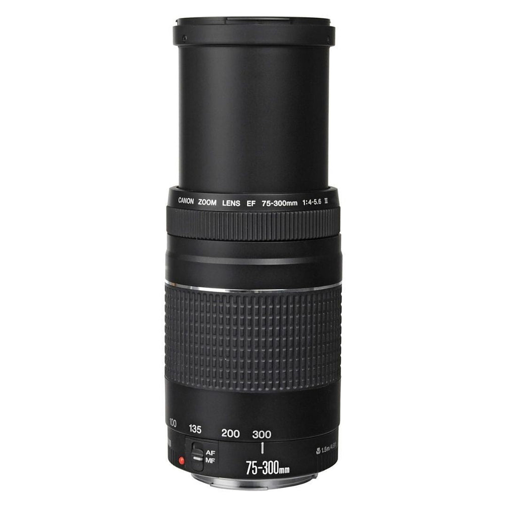 Canon EF 75-300mm f/4-5.6 III Telephoto Zoom Lens (Black) (Certified Refurbished)