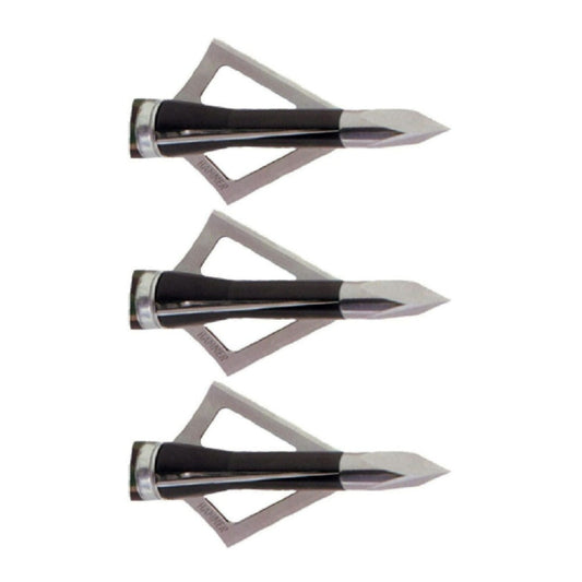 Wasp Hammer SST 100 Grain Broadhead Arrow with Rockwell 46C Steel Blade 3 Pack