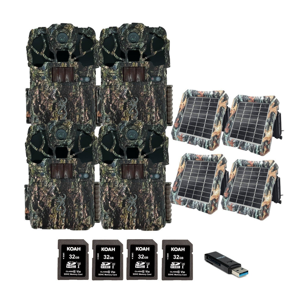 Browning Trail Camera Spec Ops Elite HP5 Ultra (4-Pack) Bundle with Accessories