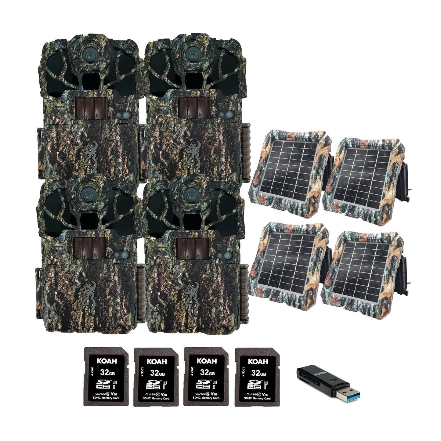Browning Trail Camera Spec Ops Elite HP5 Ultra (4-Pack) Bundle with Accessories
