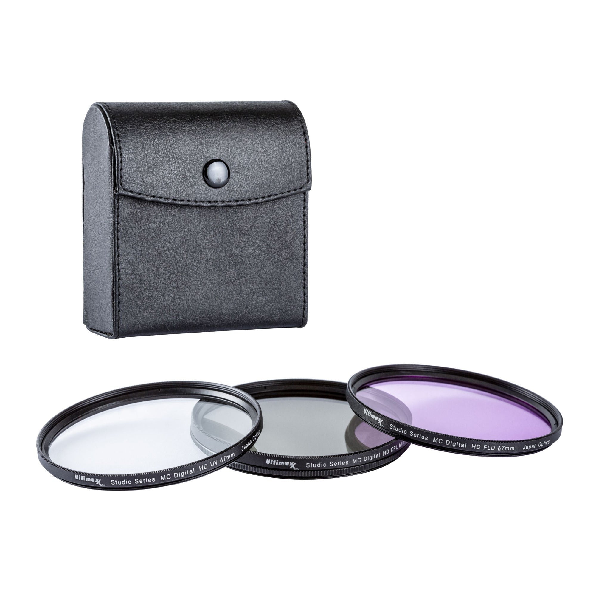 Ultimaxx 3-Piece Multi-Coated HD Professional 67mm Filter Kit (UV, FLD, CPL)