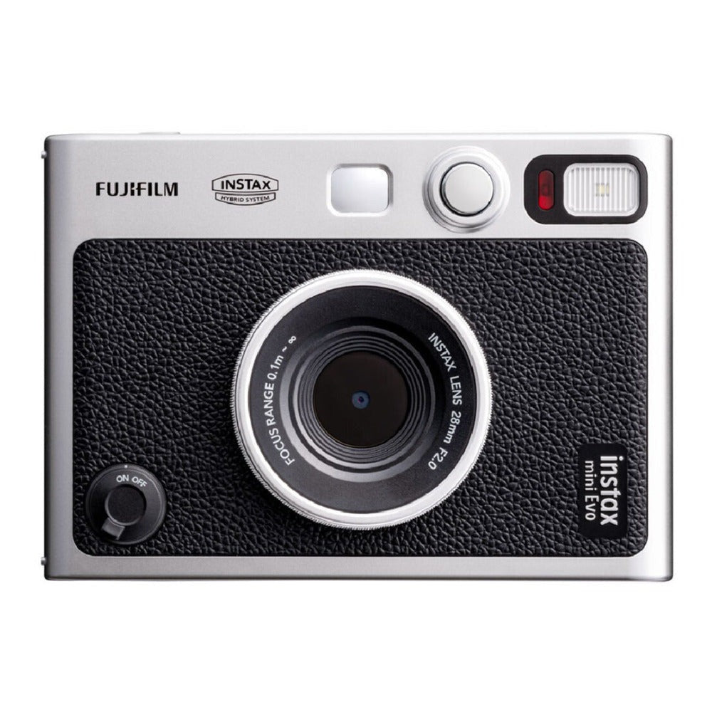 FUJIFILM INSTAX MINI EVO Hybrid Instant Camera with 100 Creative Options (Black)