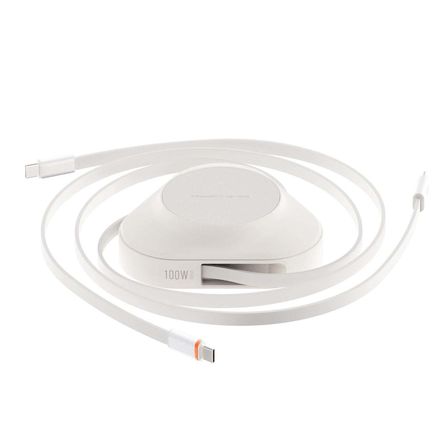 ReelCharge - Veratek 3-in-1 100W Powerstation with 15W Wireless Charging (White)