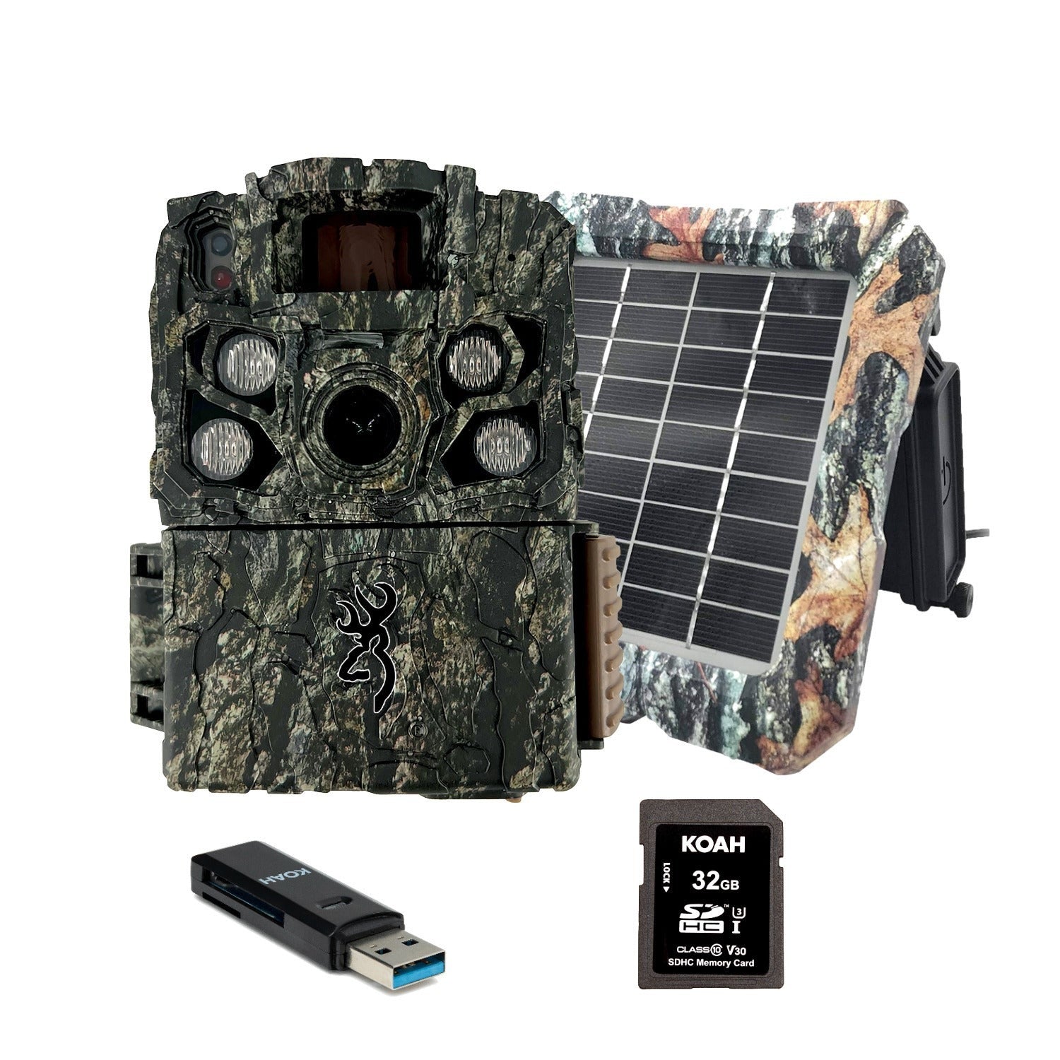 Browning Trail Camera Strike Force FHDR 40MP with Accessories Bundle