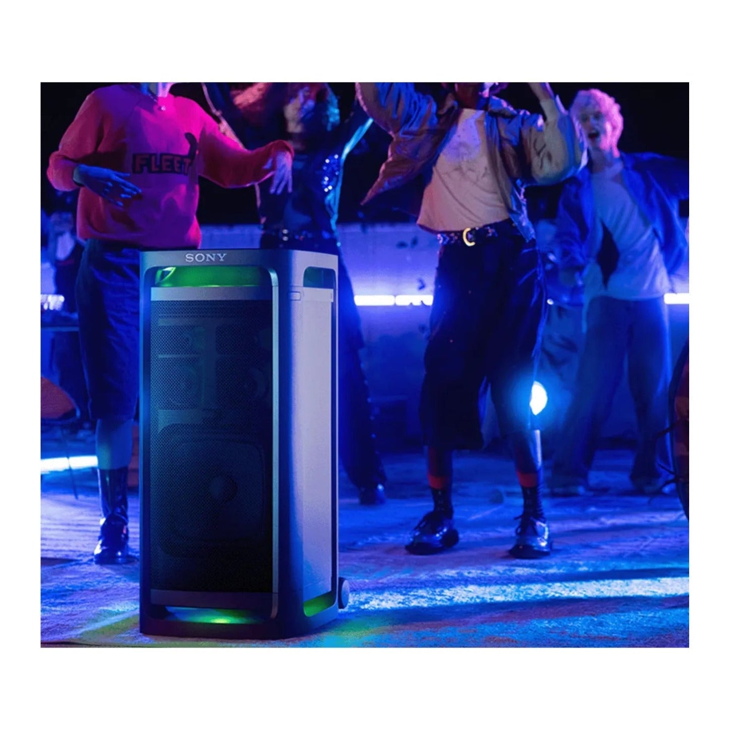 Sony ULT Tower 9AC Speaker (Black) Bundle with Wireless Microphones (2-Pack)