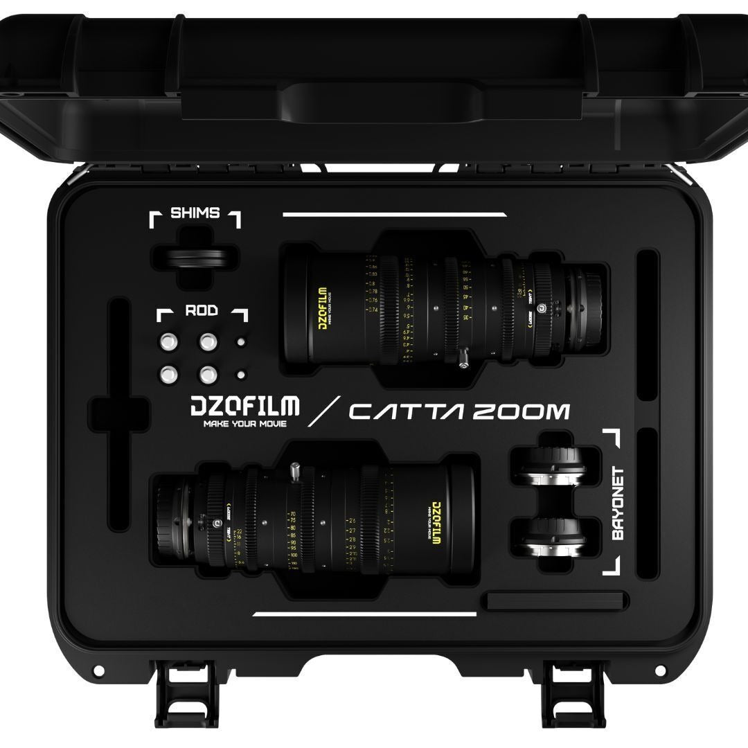 DZOFilm Catta FF 18 to 35mm and 35 to 80mm T2.9 Cine Zoom 2-Lens Bundle for Sony E Camera (Black)