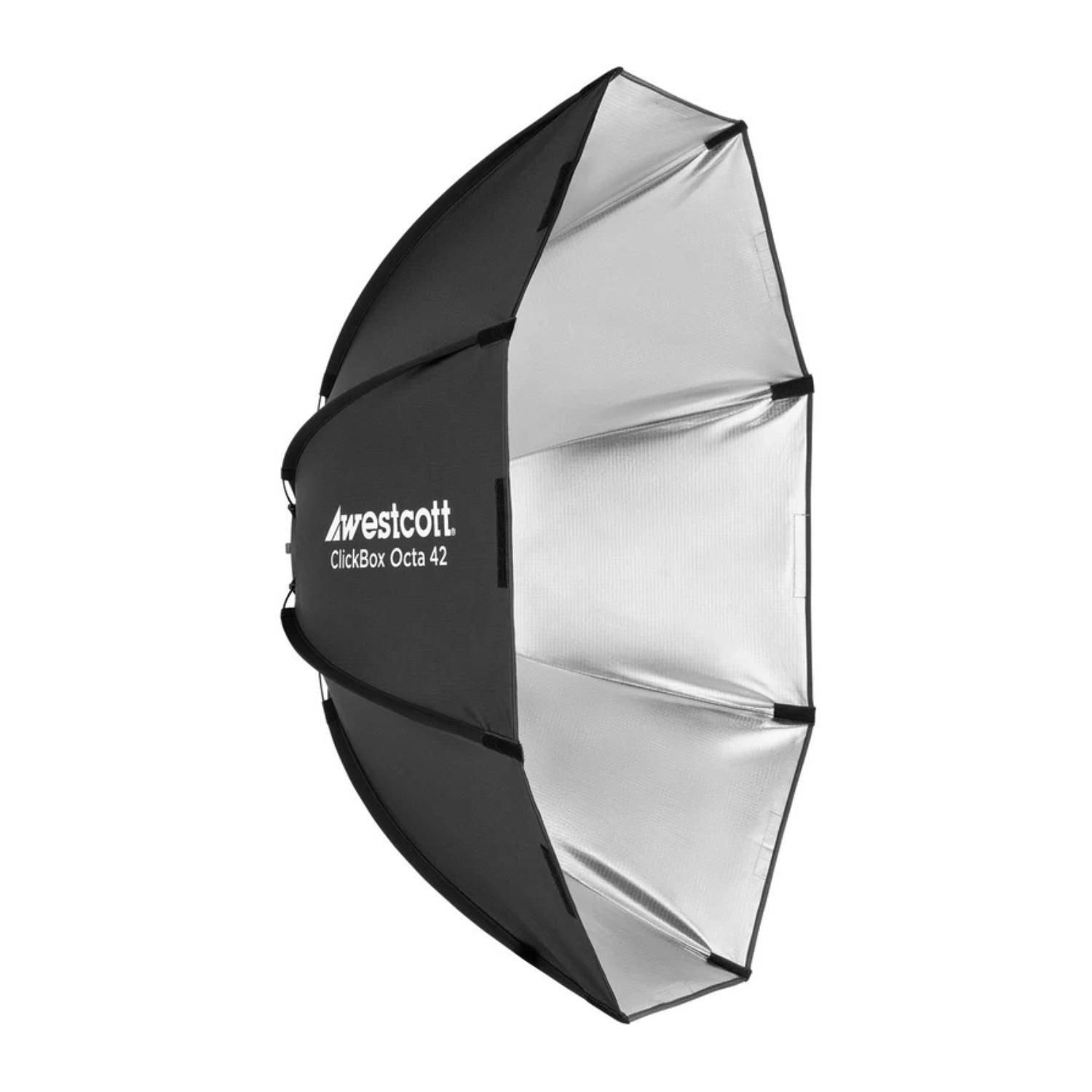 Westcott ClickBox Octa 42 Softbox - Removable Diffuser, Silver Interior
