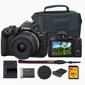 Canon EOS R50 Mirrorless Camera with 18-45mm Lens Bundle