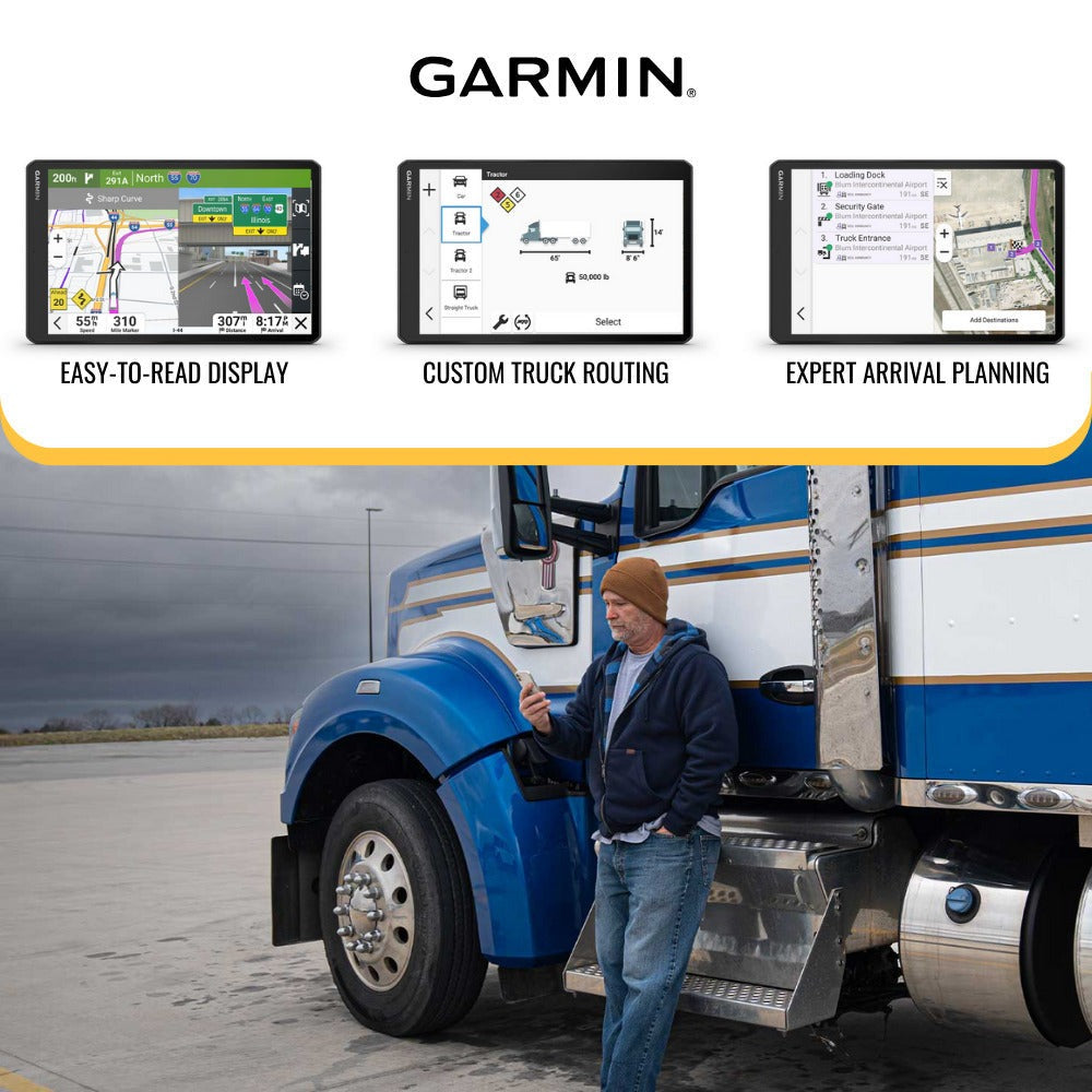 Garmin dezl Ergonomic Headset 210 for Truckers with LED Flashlight (Black, 2-In-1 Edition) Bundle