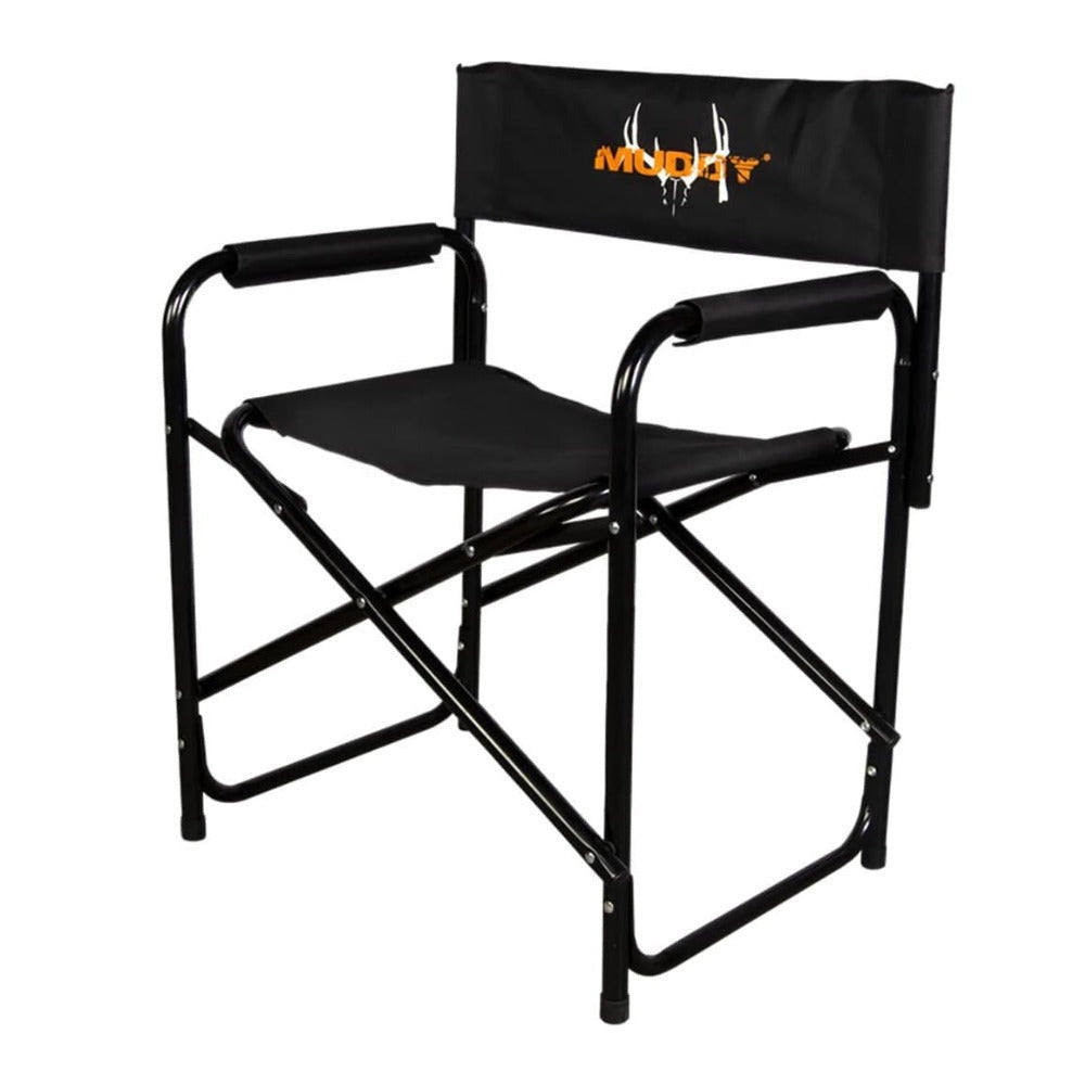 Muddy Directors Foldable Ground Chair with Built-in Armrests