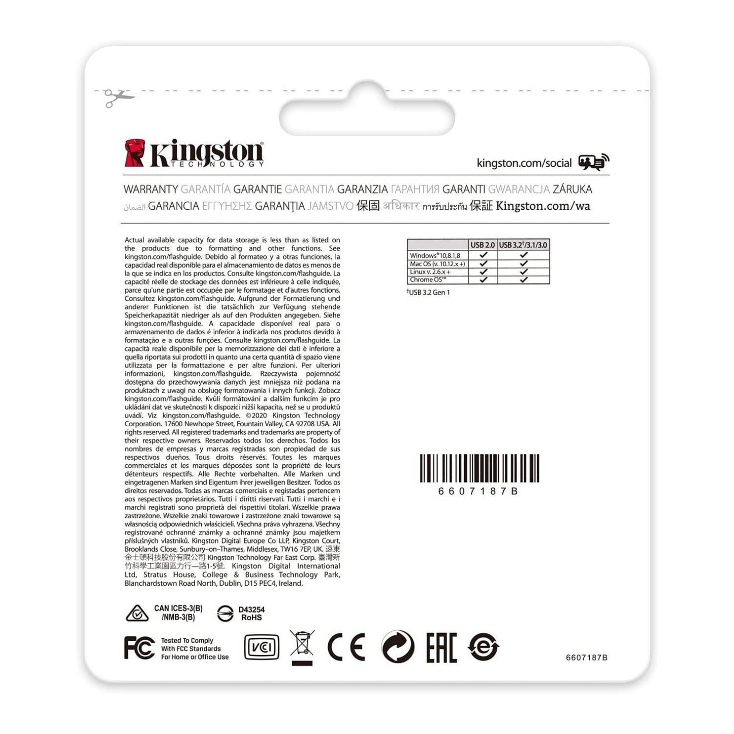 Kingston 256GB DataTraveler Kyson 200MB/s Read 60MB/s Write Speed Flash Drive