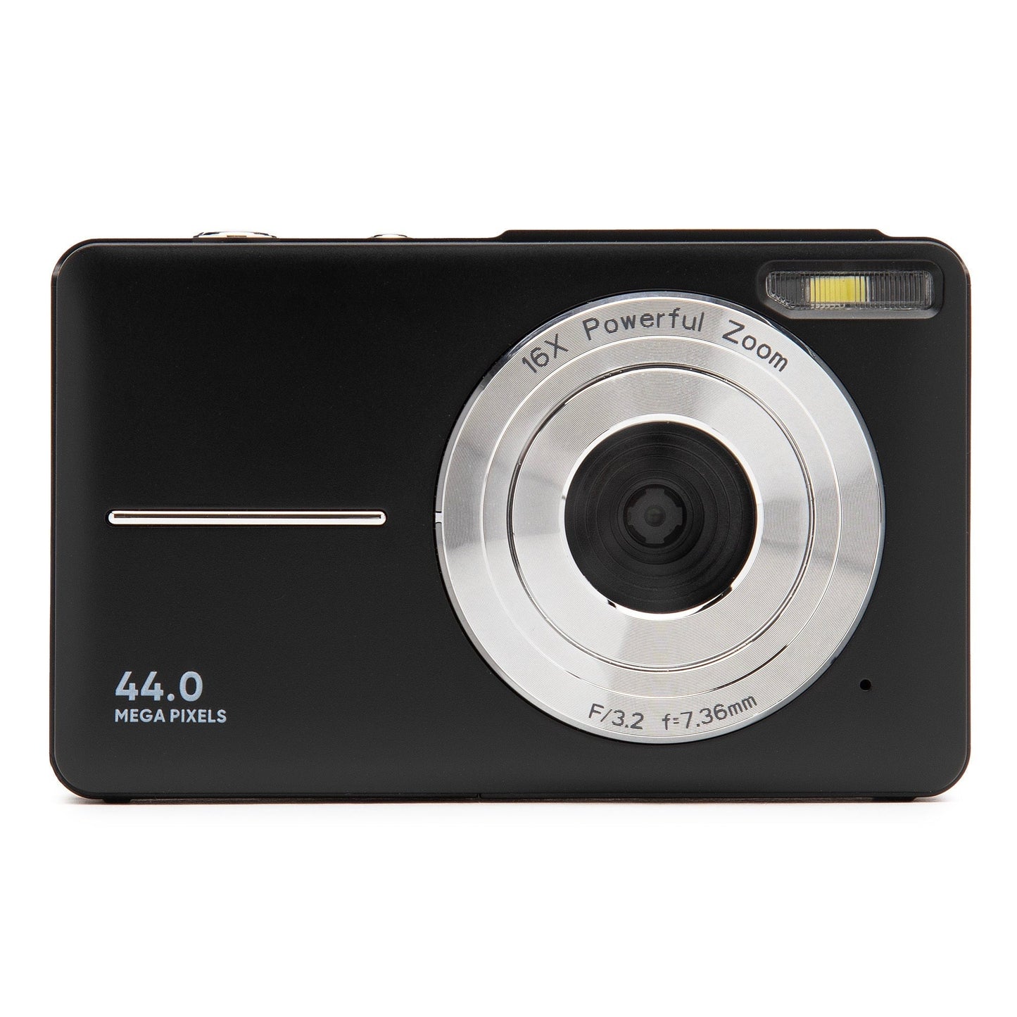 Koah 44MP FHD Point and Shoot Digital Camera with 16X Power Zoom (Black)