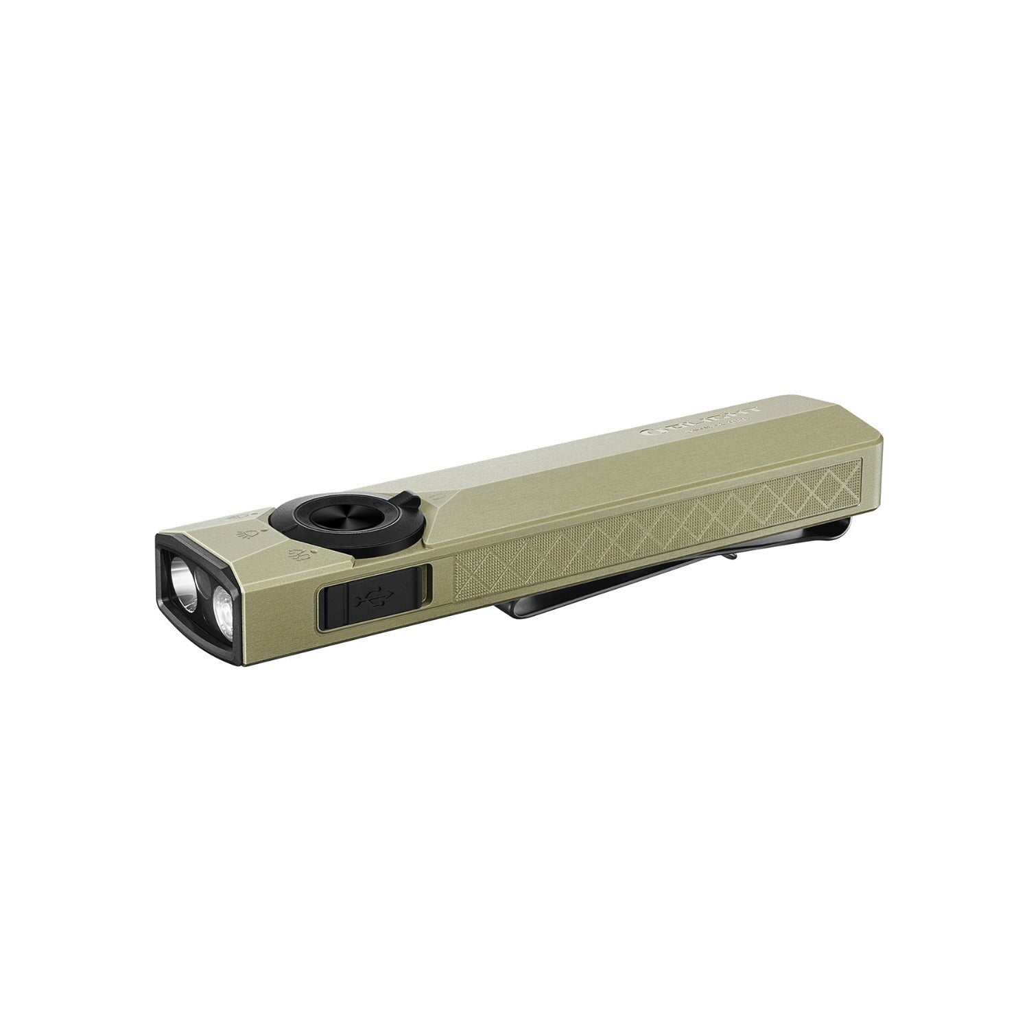 OLIGHT ArkPro Ultra EDC Flat Rechargeable Flashlight (Olive Green CW)