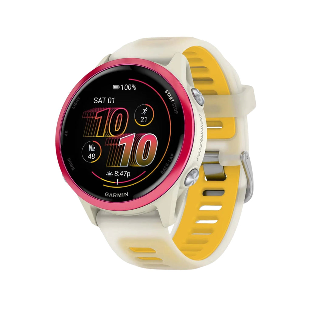 Garmin Forerunner 570 42mm GPS Running Smartwatch (Raspberry/Mango) Bundle