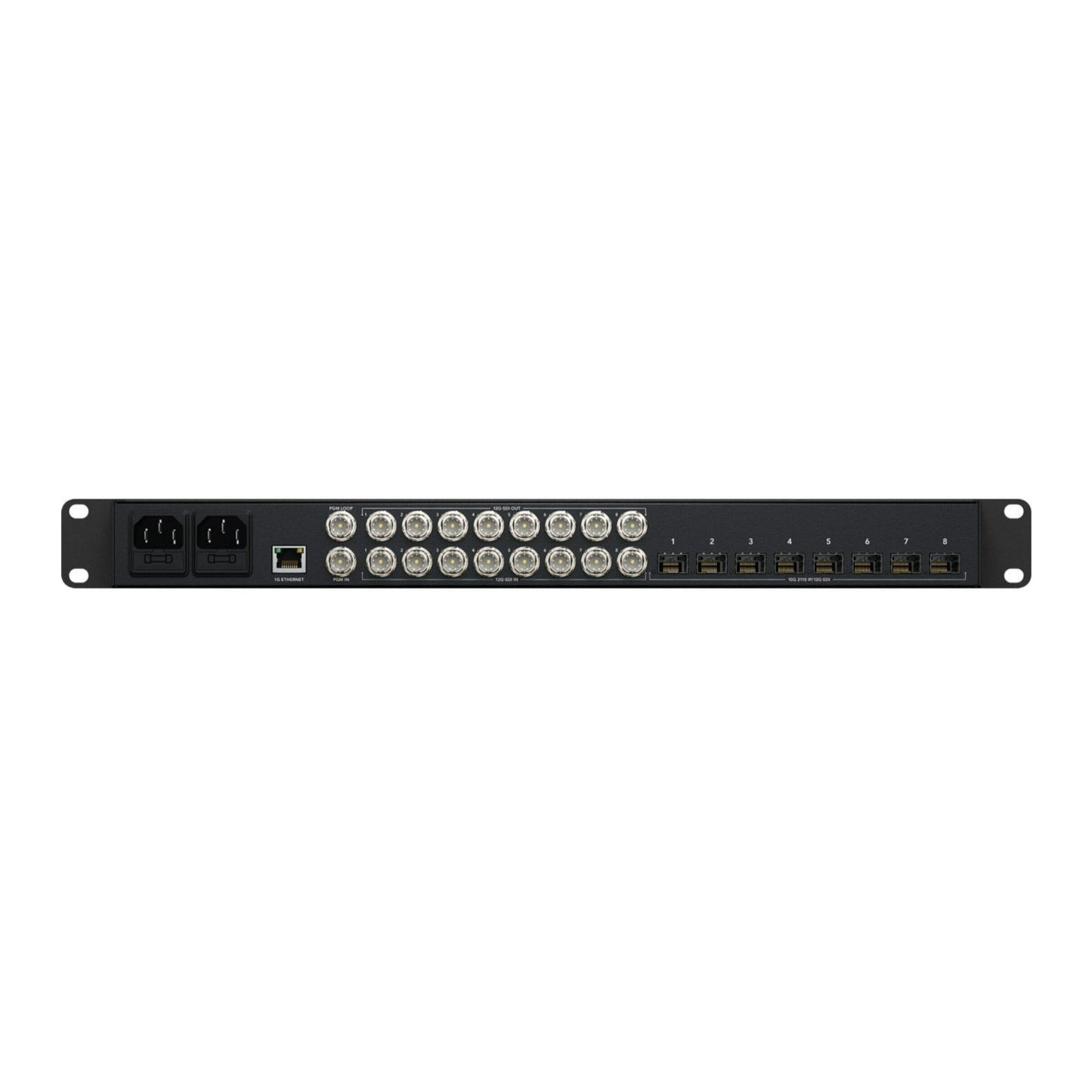 Blackmagic Design 2110 IP SDI to HDMI 12G-10 Converter with 10 Independent XLR Audio Outputs (Black)