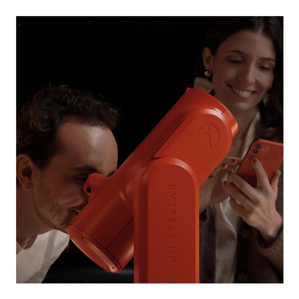 Unistellar Odyssey Pro Fully Automated Smart Telescope (Red) with Backpack