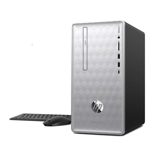 HP Pavilion 590-P00 Desktop PC, Intel Core i7-8700, 12GB RAM, 1TB HDD (Certified Refurbished)
