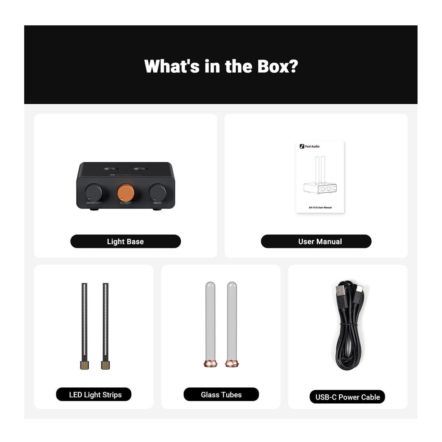 Fosi Audio AH-01A Music Rhythm Visualizer Light