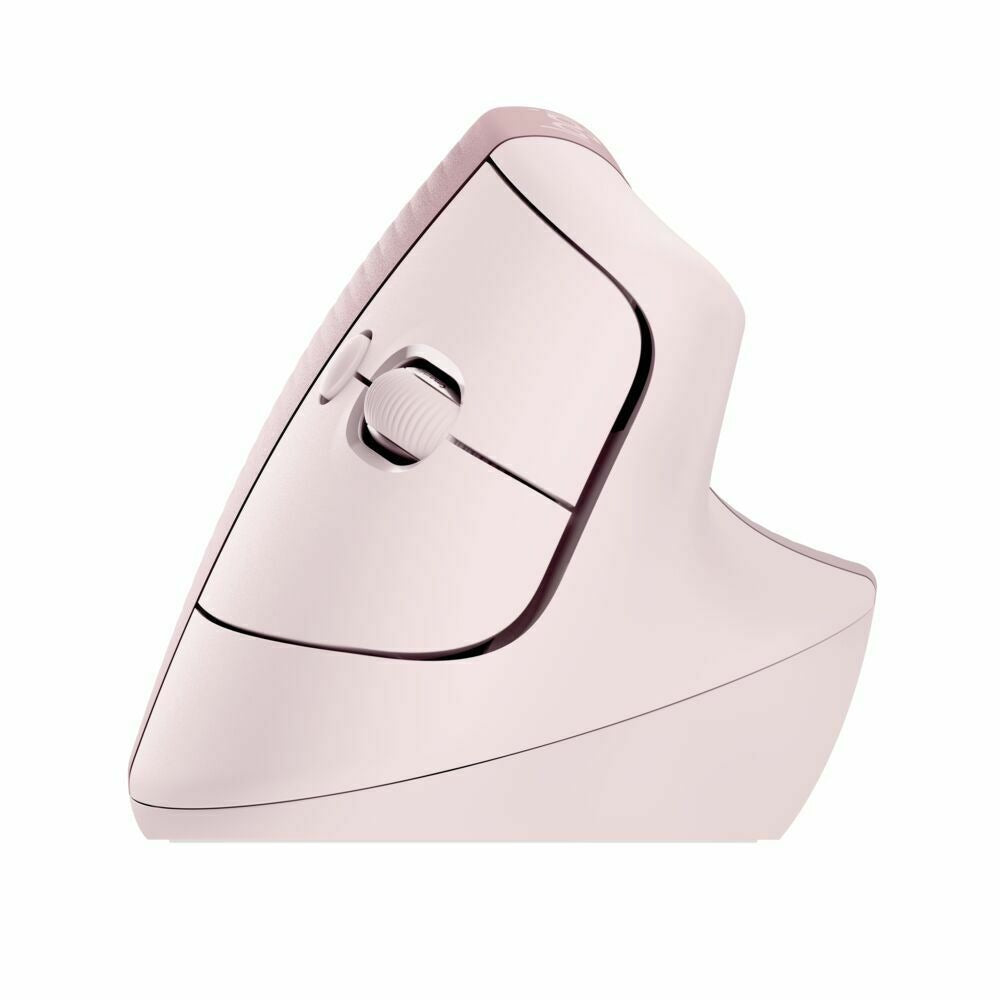 Logitech Lift Vertical Wireless Ergonomic Mouse (Rose) and USB 3.0 Hub