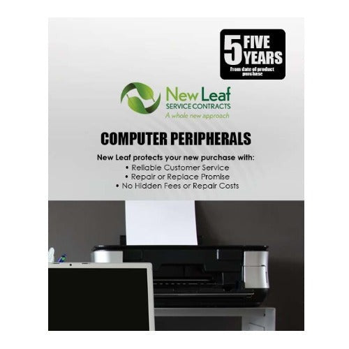 New Leaf 5-Year Computer Peripherals Service Plan for Products Under $500