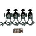 Slow Glow Maverick T-Post Trail Camera Mount (4-Pack) Bundle with Card Reader