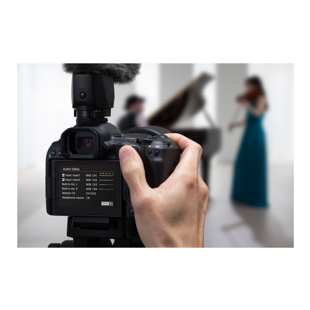 Canon EOS R5 Mark II Digital Mirrorless Camera with Memory Card and Bag Bundle