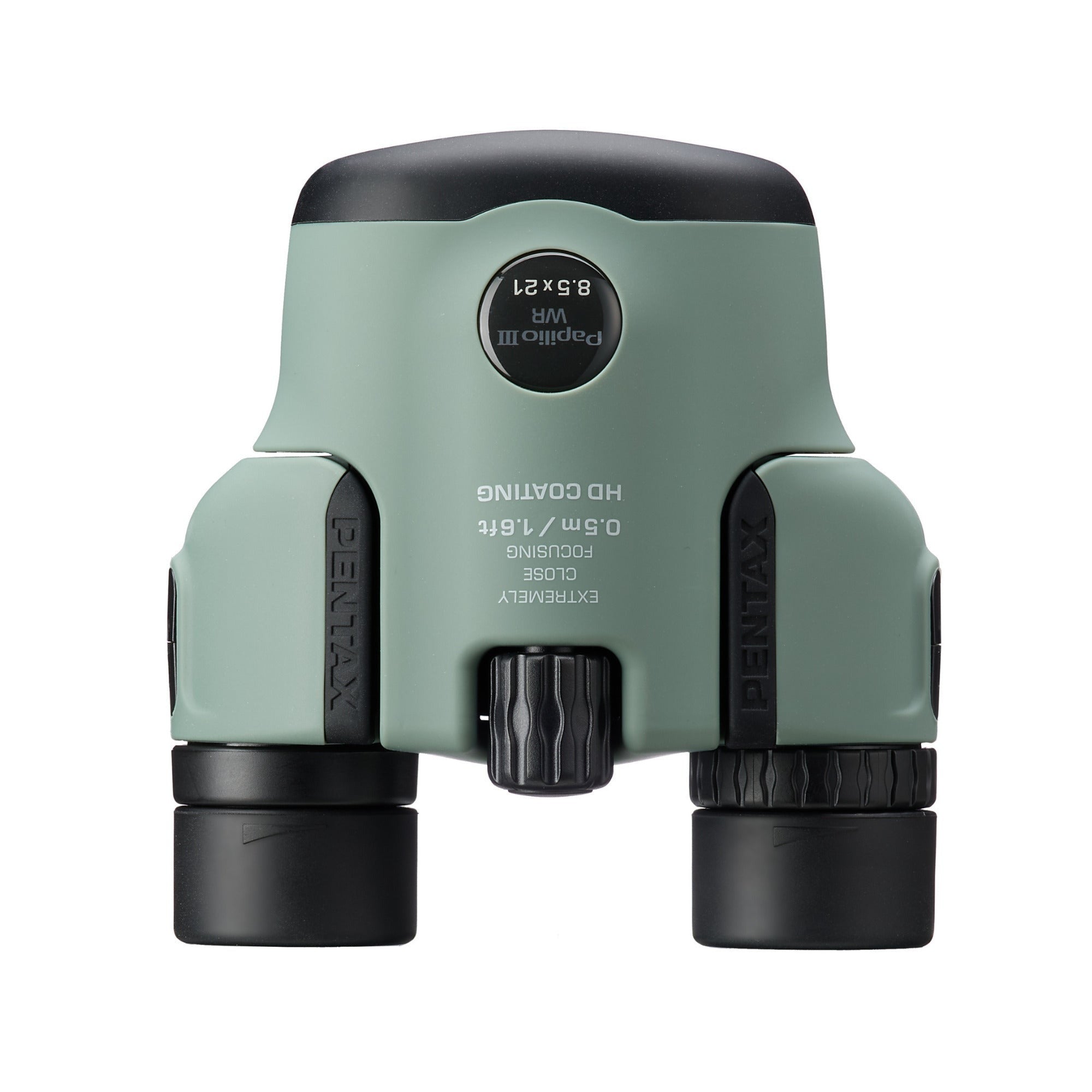 Pentax Papilio III 8.5x21 WR Binoculars with HD Coated 50cm Close Focus (Olive) (Open Box)